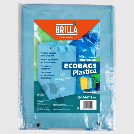 Ecobags Plastica - Per raccolta differenziata - 1pz
