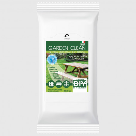 Salviette igienizzanti Garden Clean - 12 pz
