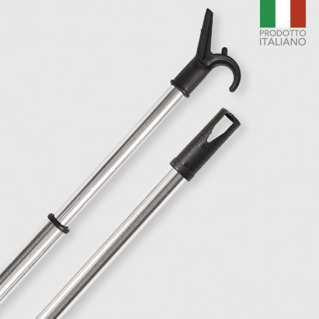Asta appendiabiti cromata Strong 150 cm