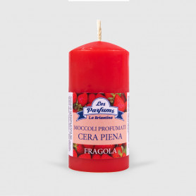 Moccolo Cera Piena - Fragola
