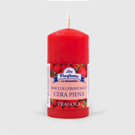 Moccolo Cera Piena - Fragola