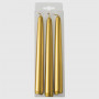 Candele Coniche Oro - 3 pz
