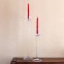 Candele Coniche Rosse - 3 pz