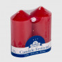 Candele Festività Rosse Alte - 2 pz - altezza 11 cm