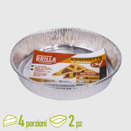 Contenitore Alluminio Torta