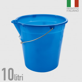 Secchio in polietilene con becco 10 litri