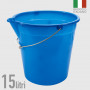 Secchio in polietilene con becco 15 litri