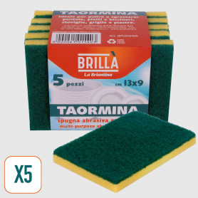 Spugne Abrasive Taormina 9x13 cm - 5 pz