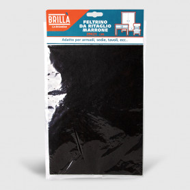 Feltrino da ritaglio marrone - 1 pz 29x21 cm