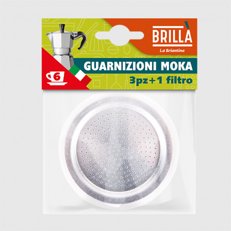 Guarnizioni moka - 6 tazze