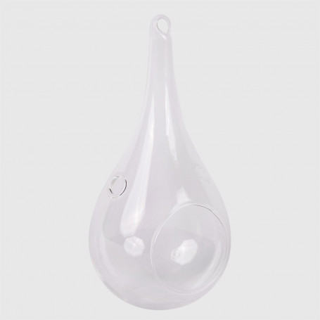 Portacandela da appendere Belvi in vetro - 19 cm