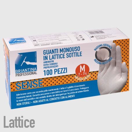 Guanti Sense - Lattice - M - 100PZ