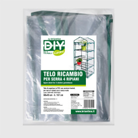 Telo di ricambio per serra 4 ripiani