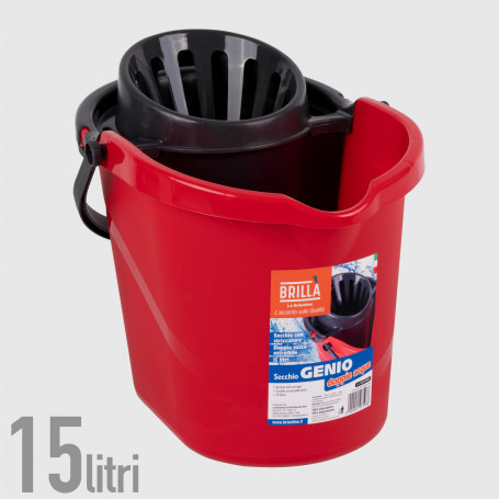 Secchio Genio doppie acque 15 litri