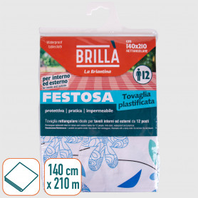 Tovaglia plastificata Festosa 140x210 cm