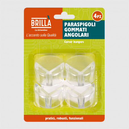 Paraspigoli rotondi gommati - 4 pz