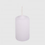 Candele Festività Bianche Mini - 2 pz - altezza 6 cm