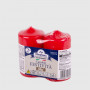 Candele Festività Rosse Mini - 2 pz - altezza 6 cm