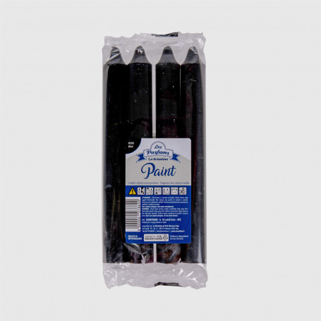 Candele Paint Nere - 4 pz