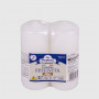Candele Festività Bianche Mini - 2 pz - altezza 9 cm