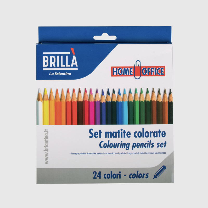 Set matite colorate - 24 colori