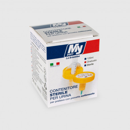 Contenitore sterile per urina da 120 ml