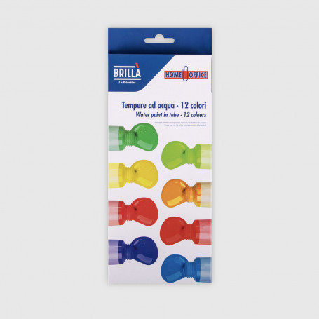 Tempere ad acqua 12 colori