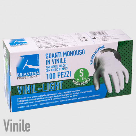 Guanti Vinil Light - Vinile - S - 100PZ