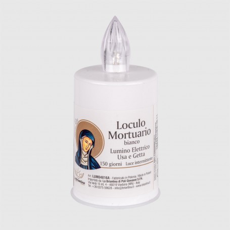 Lumino loculo mortuario Bianco 150 gg