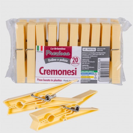 Pinze bucato Cremonesi - 20 pz