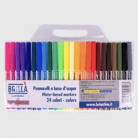 Pennarelli a base d'acqua 24 colori