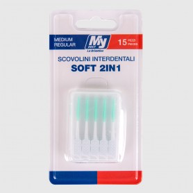 Scovolini interdentali Soft 2in1 - 15 pz