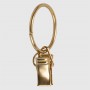 Anelli tenda con clips dorati