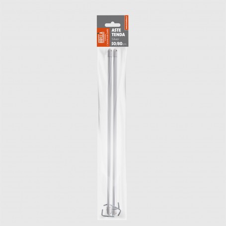 Aste tenda silver 40/60 cm 2pz
