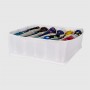 Scatola organizer cassetti 28x28xh10cm