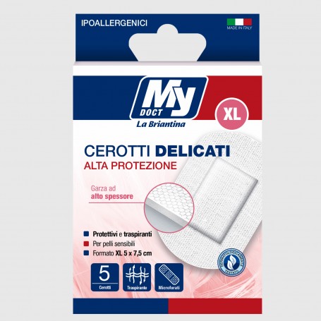 Cerotti Delicati Alta Protezione - XL - 5 pz