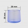 Piedini in PVC per sedia - diam. 28 mm
