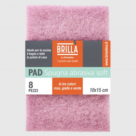 Pad -  Spugna abrasiva soft - 8pz