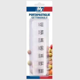 Portapastiglie Settimanale Rettangolare