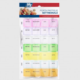 Portapastiglie Settimanale contenitori estraibili
