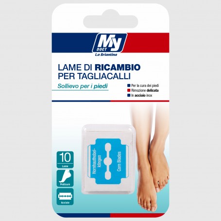 Lame di ricambio per tagliacalli - 10 pz