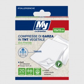 Compresse di garza Eco - 15x15 cm - 20 pz