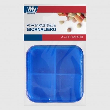 Portapastiglie Giornaliero a 4 scomparti