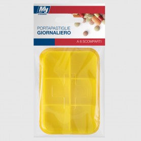 Portapastiglie Giornaliero a 6 scomparti