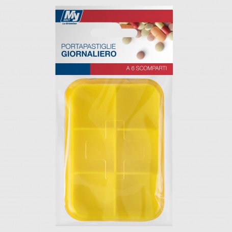 Portapastiglie Giornaliero a 6 scomparti