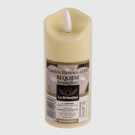 Requiem - candela elettrica a LED avorio