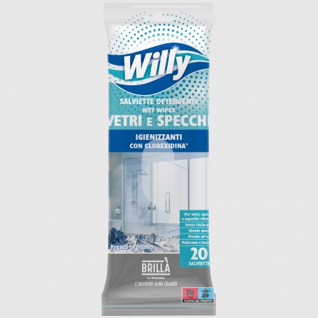 Panni Willy - Vetri e Specchi - 20 pz