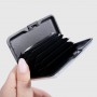 Portacarte in alluminio con schermatura RFID