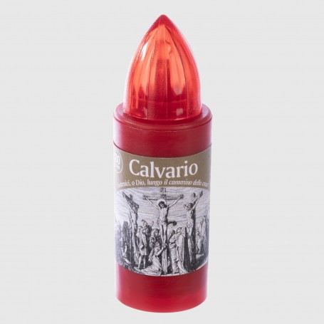 Lumino elettrico Calvario - rosso