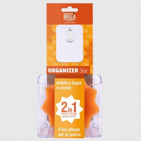 Organizer CucinaBagno con Spugna Scrub Star